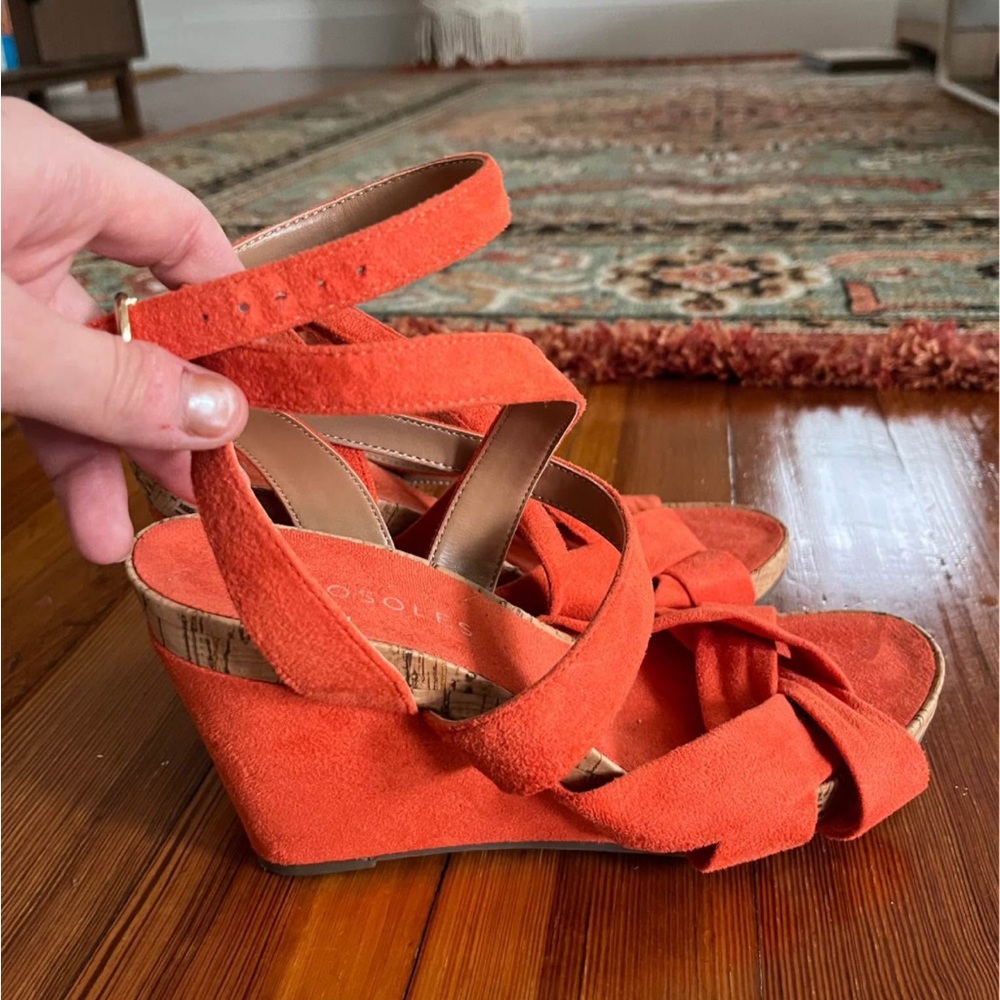 Aerosoles Strappy Wedge Sandals - Picture 2 of 5